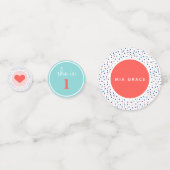 Eiscreme-Party Konfetti (Rückseiten)