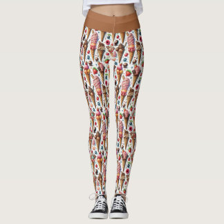 Eiscreme-Party Leggings