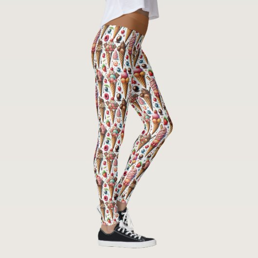 Eiscreme-Party Leggings (Rechts)