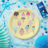 Eiscreme-Party Pappteller (Party)