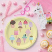 Eiscreme-Party Pappteller (Party)