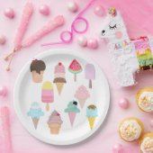 Eiscreme-Party Pappteller (Party)