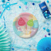 Eiscreme-Party Pappteller (Party)