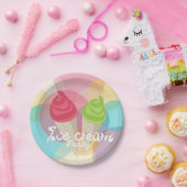 Eiscreme-Party Pappteller (Party)