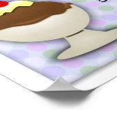 Eiscreme-Party, Pastel Sweet Shoppe Poster (Ecke)