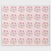 Eiscreme-Party Popsicles Conink Geschenkpapier (Flach)