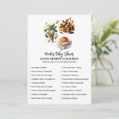 Eiscreme & Pickles Cravings Baby Showspiel Einladung (Stehend Vorderseite)