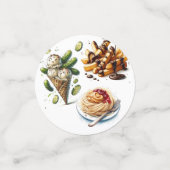 Eiscreme & Pickles Gewürzkräuter Kinderdusche Konfetti (Klein Vorderseite)