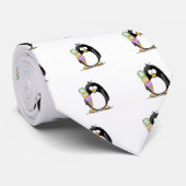 Eiscreme-Pinguin Krawatte (Gerollt)