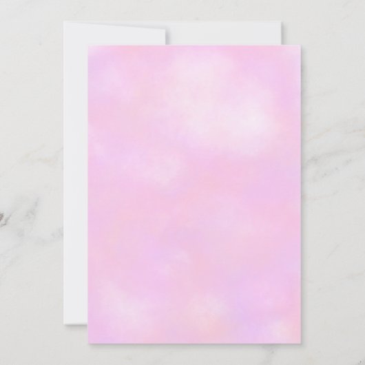 Eiscreme Pink Sie wurde mit Brautparty aufgefüllt Einladung (Rückseite)