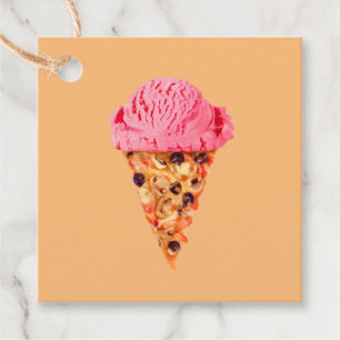 Eiscreme-Pizza-Gunstbeweise Geschenkanhänger