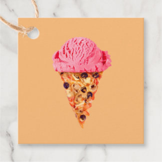 Eiscreme-Pizza-Gunstbeweise Geschenkanhänger