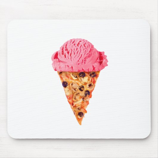 Eiscreme-Pizza Mousepad (Vorne)
