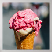 Eiscreme-Plakat Poster (Vorne)
