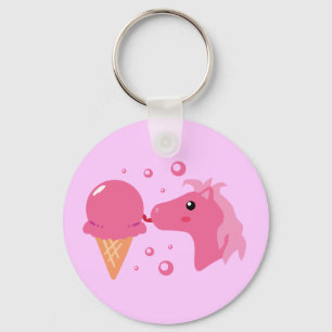 Eiscreme Pony Schlüsselanhänger