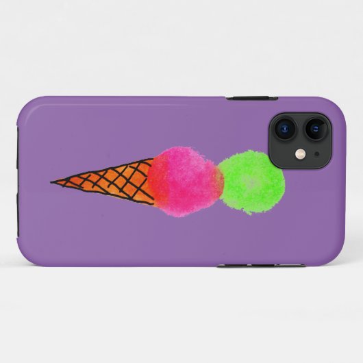 Eiscreme Pop Art Case-Mate iPhone Hülle (Rückseite (Horizontal))