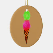 Eiscreme Pop Art Keramikornament (Rechts)