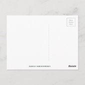 Eiscreme Pop Art Postkarte (Rückseite)