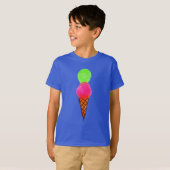 Eiscreme Pop Art T-Shirt (Vorne ganz)