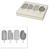 Eiscreme-Pop Bars Popsicle Creamsicle Fudge Gummistempel (Stempel)