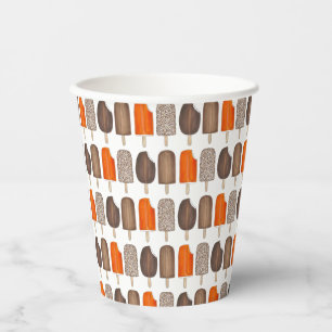 Eiscreme-Pop Bars Popsicle Creamsicle Fudge Pappbecher