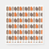 Eiscreme-Pop Bars Popsicle Creamsicle Fudge Serviette (Vorderseite)