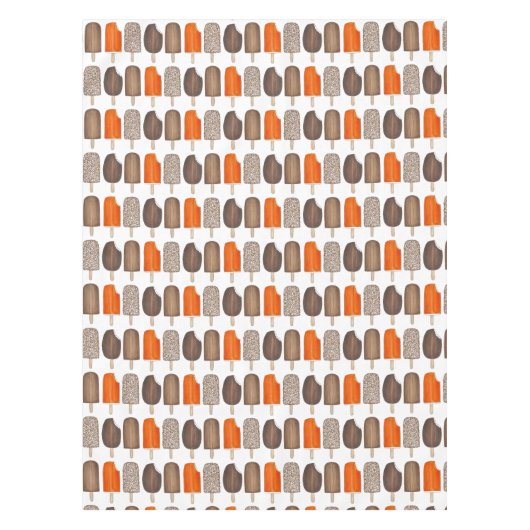 Eiscreme-Pop Bars Popsicle Creamsicle Fudge Tischdecke (Vorderseite)