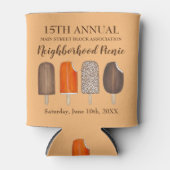 Eiscreme-Pop Bars Popsicle Creamsikel Picnic Dosenkühler (Vorderseite)