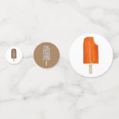 Eiscreme-Pop Bars Popsicle Creamsikel Picnic Konfetti (Rückseiten)