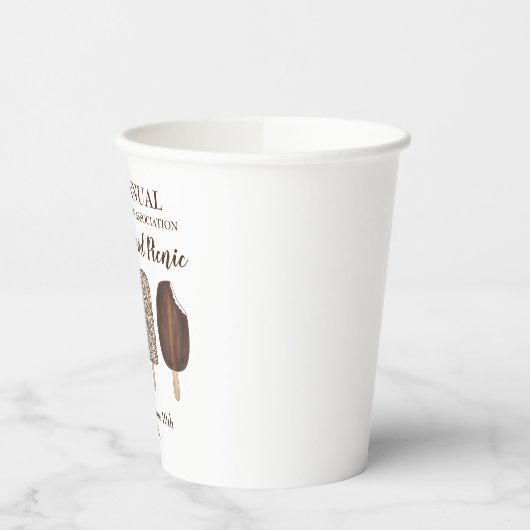 Eiscreme-Pop Bars Popsicle Creamsikel Picnic Pappbecher (Links)