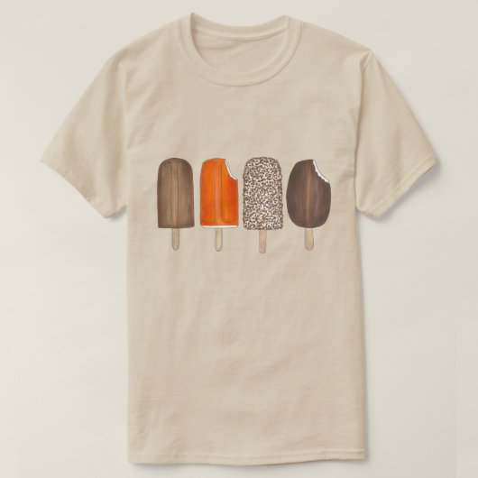 Eiscreme-Pop Bars Popsicle Creamsikel Picnic T-Shirt (Design vorne)