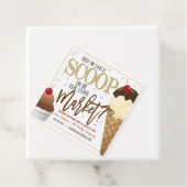 Eiscreme-Pop durch Tags Geschenkanhänger (Beispiel)