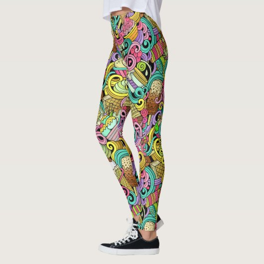 Eiscreme-Pop-Mode-Leggings Leggings (Links)