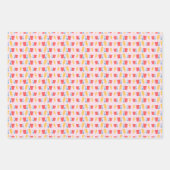 Eiscreme-Pop und Sandcastle-Schaufelmuster Geschenkpapier Set (Vorderseite)