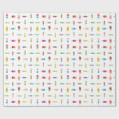 Eiscreme Popsicle-Packpapier Geschenkpapier (Flach)