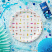 Eiscreme Popsiclepapier-Teller Pappteller (Party)