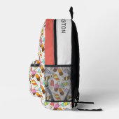 Eiscreme-Popsicles-Muster Bedruckter Rucksack (Rechts)
