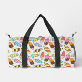 Eiscreme-Popsicles-Muster Duffle Bag (Vorderseite)