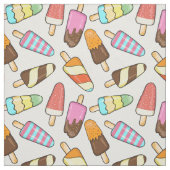 Eiscreme Popsicles Muster Gewebe Stoff (Muster)