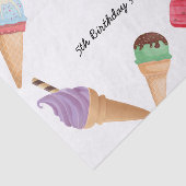 Eiscreme Popsicles Summer Pool Party Seidenpapier (Ausschnitt)