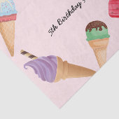 Eiscreme Popsicles Summer Pool Party Seidenpapier (Ausschnitt)