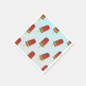 Eiscreme Popsim Muster Party Napkins Serviette (Ecke)