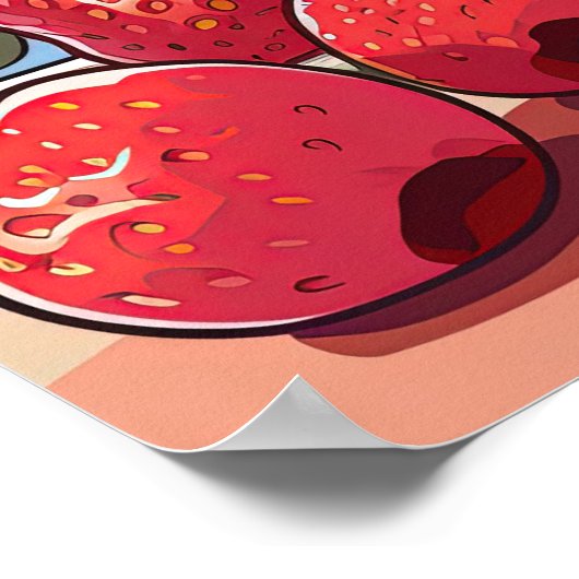 Eiscreme Poster (Ecke)