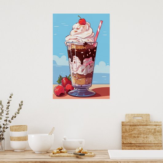 Eiscreme Poster (Küche)