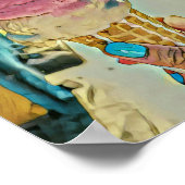 Eiscreme Poster (Ecke)