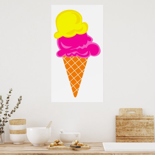 Eiscreme Poster (Küche)