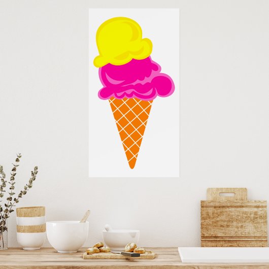 Eiscreme Poster (Küche)