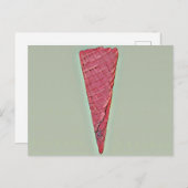 Eiscreme Postkarte (Vorne/Hinten)