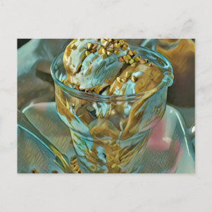 Eiscreme Postkarte