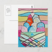 Eiscreme Postkarte (Vorne/Hinten)